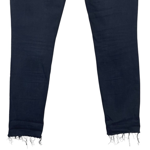 Mother High Waisted Looker Ankle Fray Womens 28 Skinny Raw Hem Stretch Revolve - Picture 7 of 10